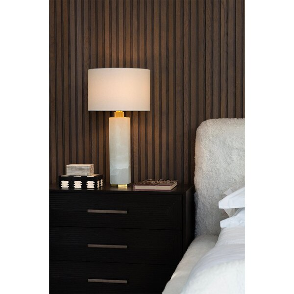 Gear Alabaster Table Lamp